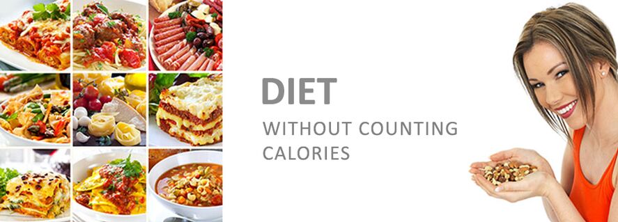 Dishes options for a diet without a caloric account
