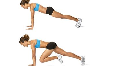 Exercise of ladders to lose the belly of weight