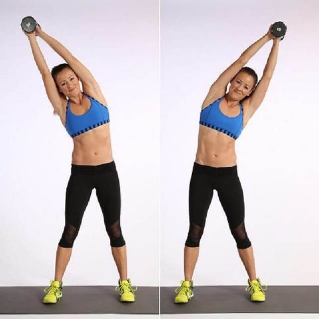 It tilts to the side