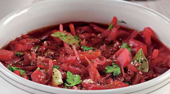 Vegetarian borsch