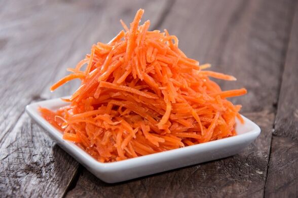 Carrot salad for breakfast for Japanese dieters