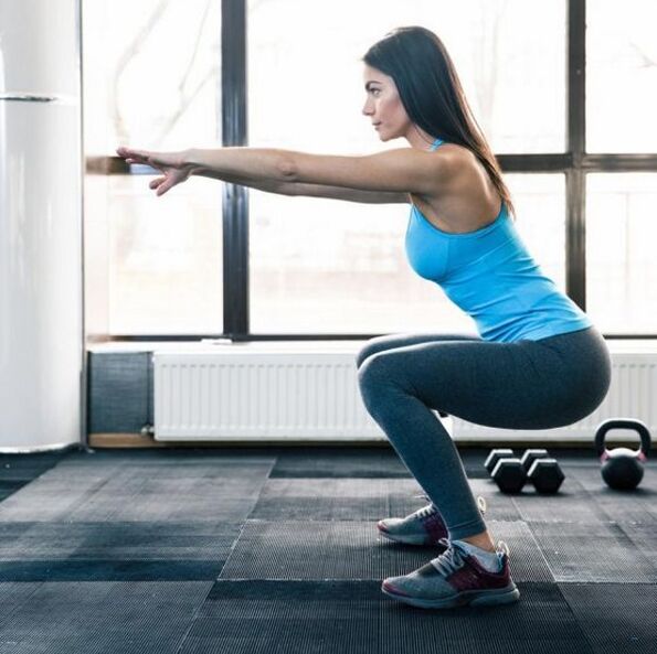 Squats will eliminate fat deposits at home