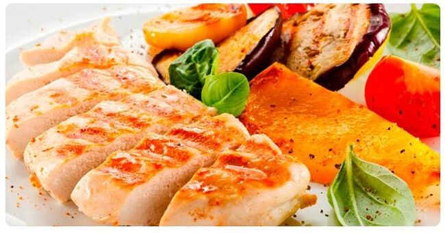 Grilled chicken fillet - a delicious dish for chicken day on the 6 petal diet. 